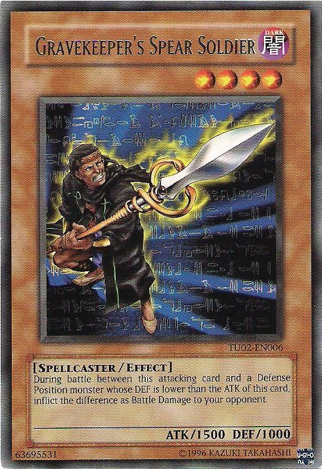 Gravekeeper's Spear Soldier [TU02-EN006] Rare | Galactic Gamez