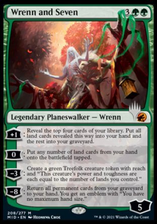 Wrenn and Seven (Promo Pack) [Innistrad: Midnight Hunt Promos] | Galactic Gamez