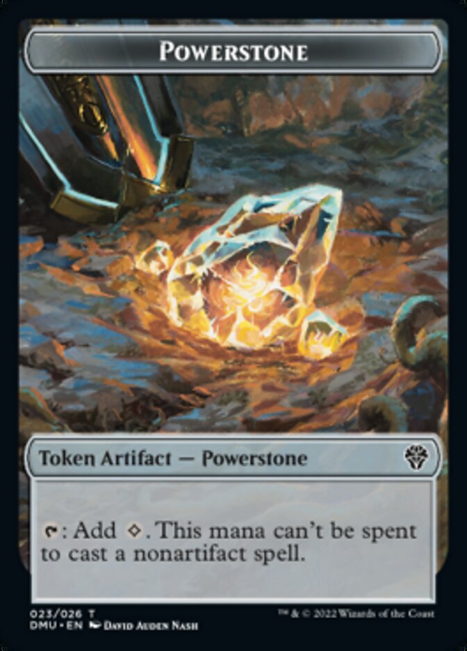 Powerstone Token [Dominaria United Tokens] | Galactic Gamez