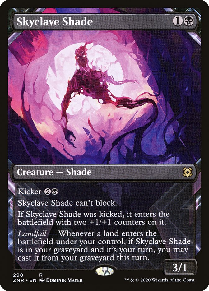 Skyclave Shade (Showcase) [Zendikar Rising] | Galactic Gamez