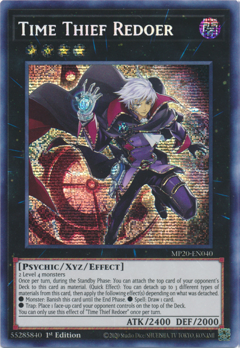 Time Thief Redoer [MP20-EN040] Prismatic Secret Rare | Galactic Gamez