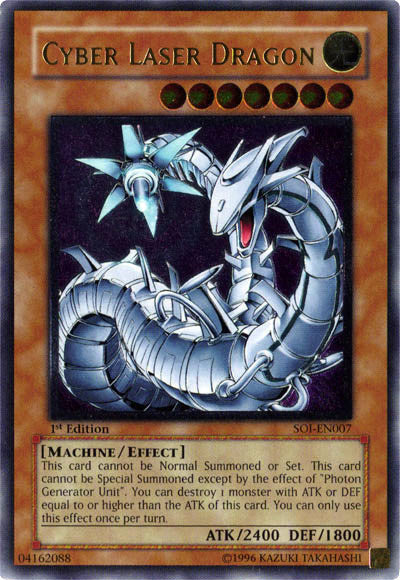 Cyber Laser Dragon (UTR) [SOI-EN007] Ultimate Rare | Galactic Gamez