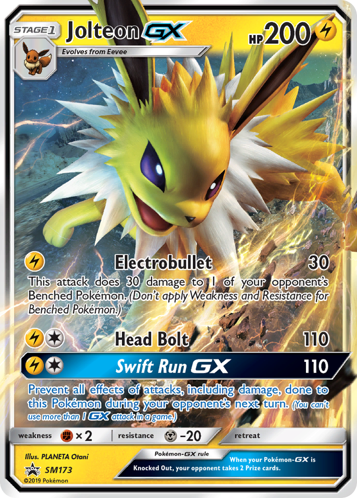 Jolteon GX (SM173) [Sun & Moon: Black Star Promos] | Galactic Gamez