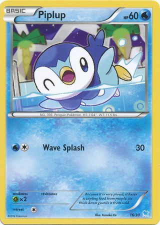 Piplup (16/30) [XY: Trainer Kit 3 - Suicune] | Galactic Gamez