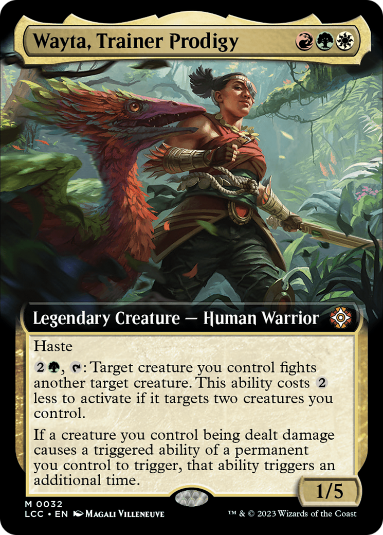 Wayta, Trainer Prodigy (Extended Art) [The Lost Caverns of Ixalan Commander] | Galactic Gamez