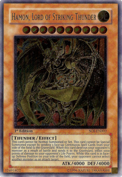 Hamon, Lord of Striking Thunder (UTR) [SOI-EN002] Ultimate Rare | Galactic Gamez