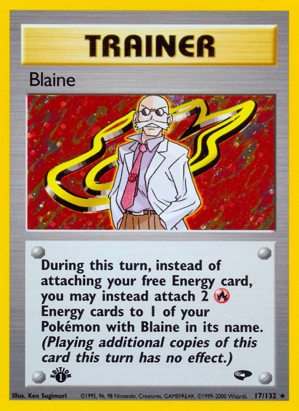 Blaine (17/132) [Gym Challenge 1st Edition] | Galactic Gamez