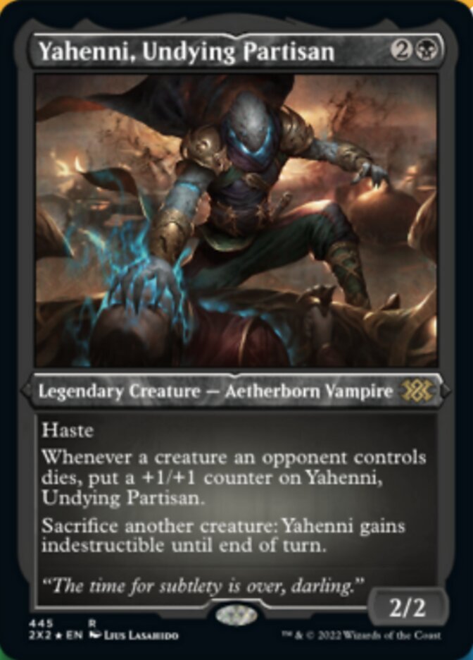 Yahenni, Undying Partisan (Foil Etched) [Double Masters 2022] | Galactic Gamez