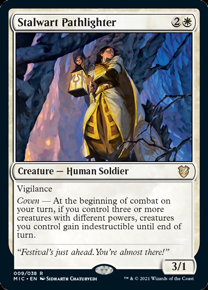 Stalwart Pathlighter [Innistrad: Midnight Hunt Commander] | Galactic Gamez