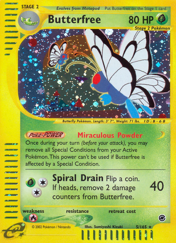 Butterfree (5/165) [Expedition: Base Set] | Galactic Gamez