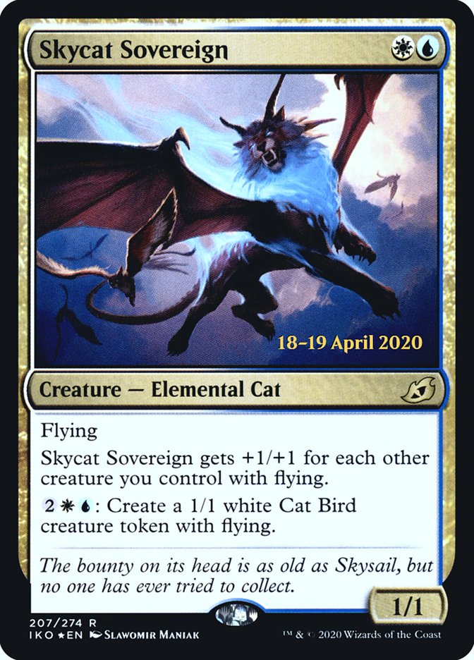 Skycat Sovereign  [Ikoria: Lair of Behemoths Prerelease Promos] | Galactic Gamez
