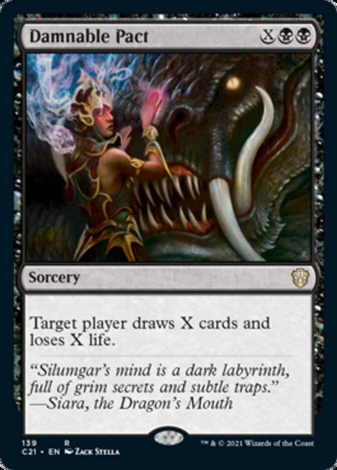 Damnable Pact [Commander 2021] | Galactic Gamez