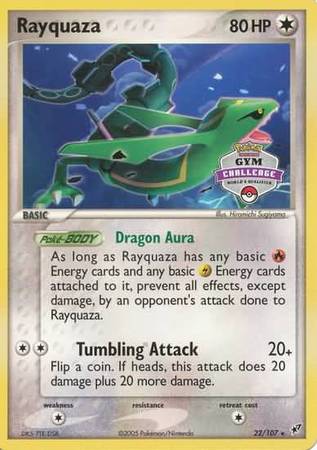 Rayquaza (22/107) (Gym Challenge Promo) [EX: Deoxys] | Galactic Gamez