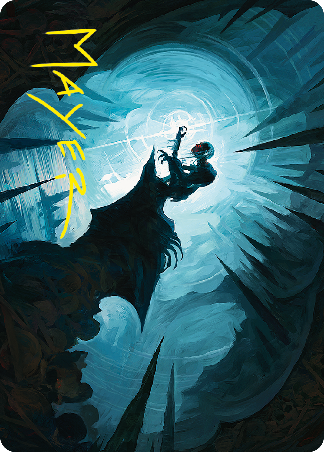 Gollum, Patient Plotter Art Card (Gold-Stamped Signature) [The Lord of the Rings: Tales of Middle-earth Art Series] | Galactic Gamez