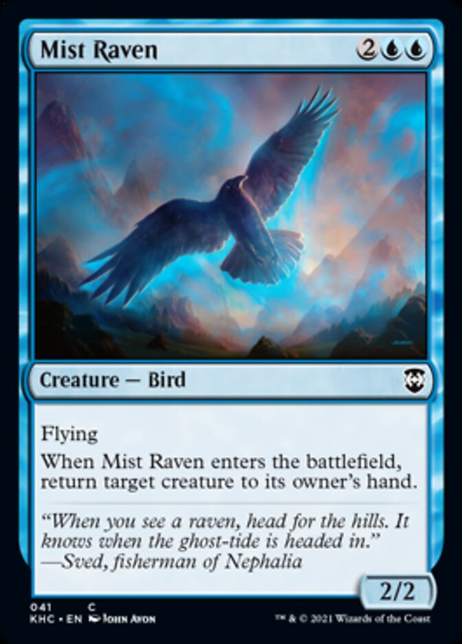 Mist Raven [Kaldheim Commander] | Galactic Gamez