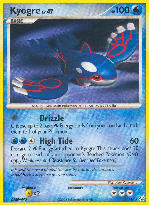 Kyogre (32/146) [Diamond & Pearl: Legends Awakened] | Galactic Gamez