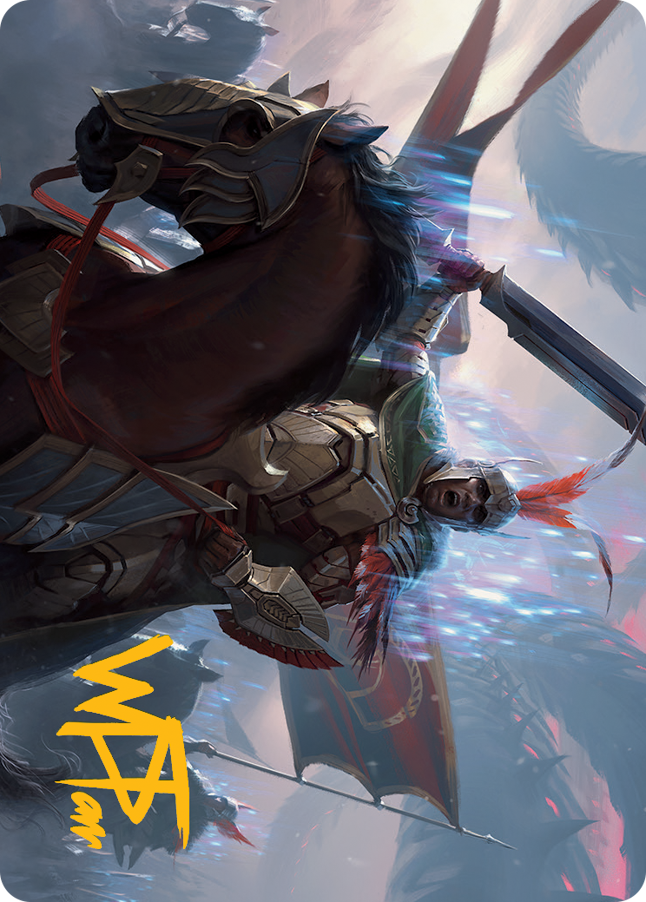 Marshal of Zhalfir Art Card (Gold-Stamped Signature) [March of the Machine Art Series] | Galactic Gamez
