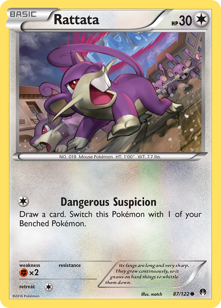 Rattata (87/122) [XY: BREAKpoint] | Galactic Gamez