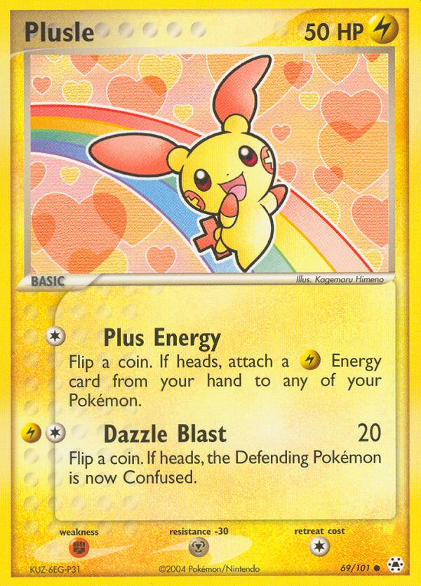 Plusle (69/101) [EX: Hidden Legends] | Galactic Gamez