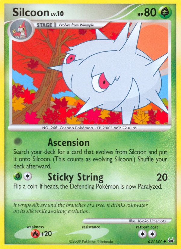 Silcoon (63/127) [Platinum: Base Set] | Galactic Gamez