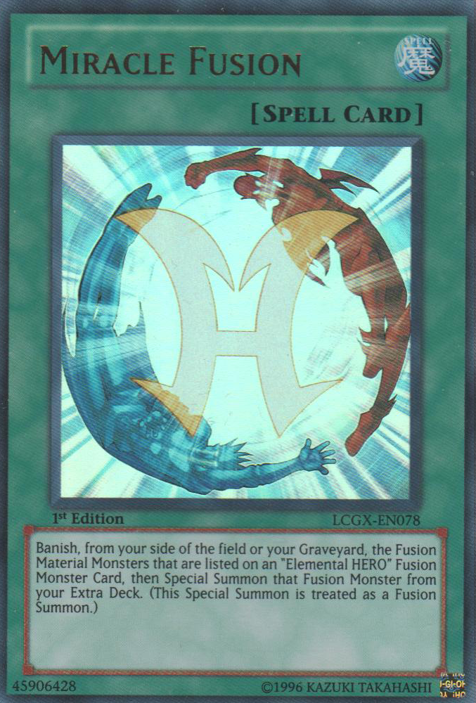 Miracle Fusion [LCGX-EN078] Ultra Rare | Galactic Gamez