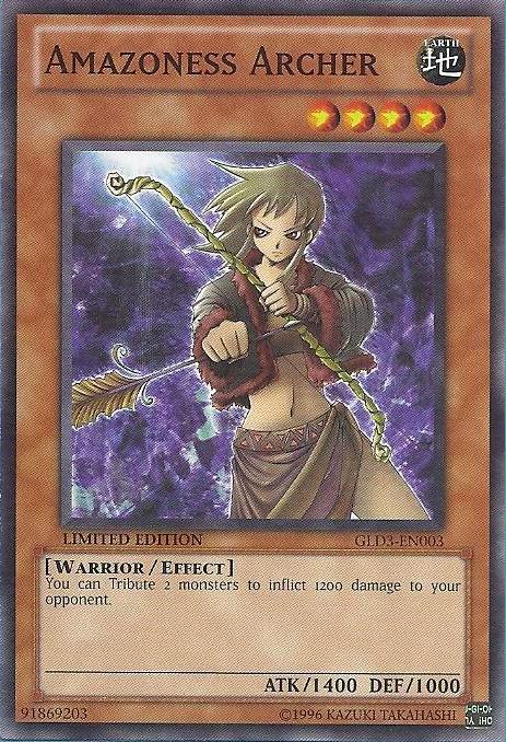 Amazoness Archer [GLD3-EN003] Common | Galactic Gamez