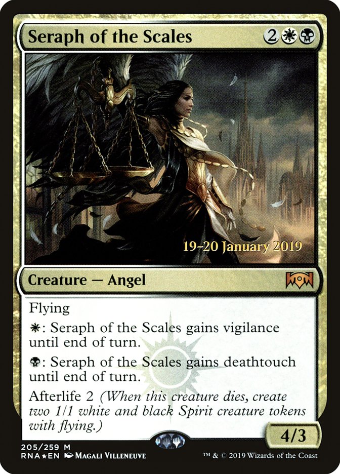 Seraph of the Scales [Ravnica Allegiance Prerelease Promos] | Galactic Gamez