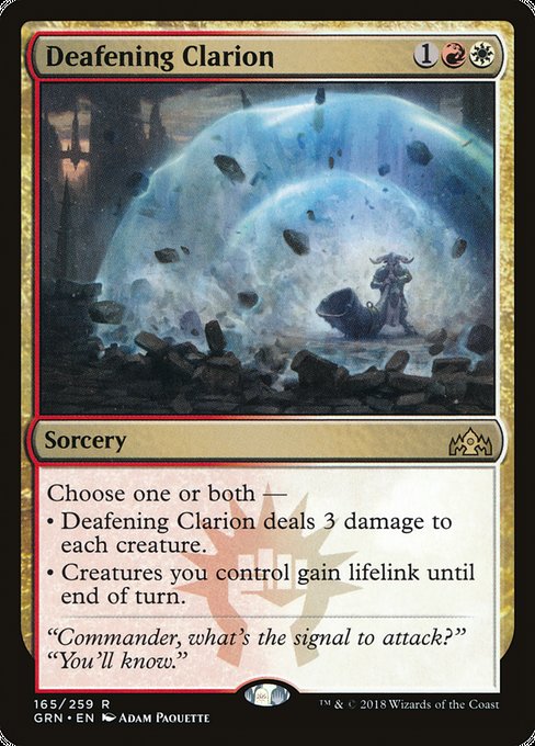 Deafening Clarion [Guilds of Ravnica] | Galactic Gamez