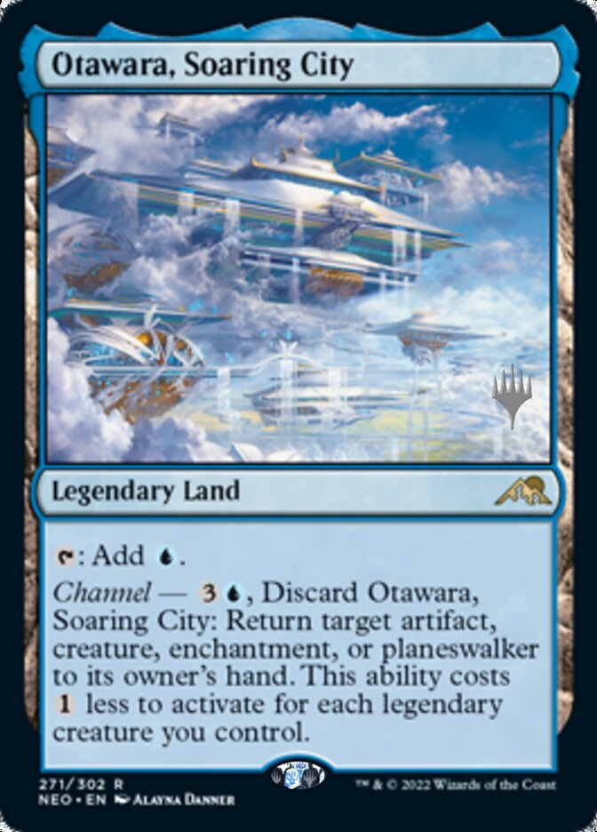 Otawara, Soaring City (Promo Pack) [Kamigawa: Neon Dynasty Promos] | Galactic Gamez