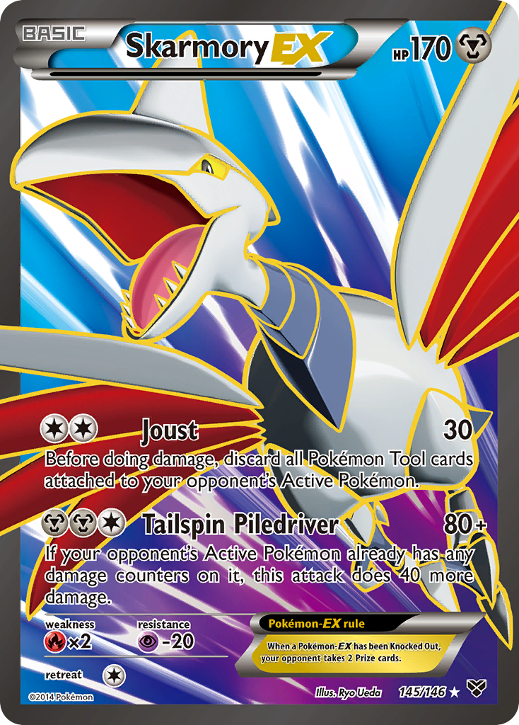 Skarmory EX (145/146) [XY: Base Set] | Galactic Gamez