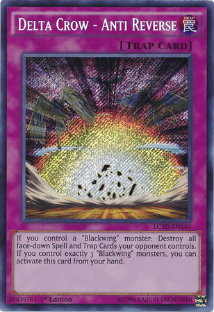 Delta Crow - Anti Reverse [LC5D-EN140] Secret Rare | Galactic Gamez