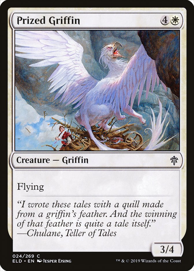 Prized Griffin [Throne of Eldraine] | Galactic Gamez