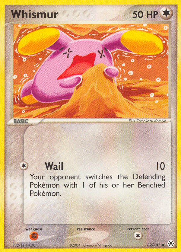 Whismur (82/101) [EX: Hidden Legends] | Galactic Gamez