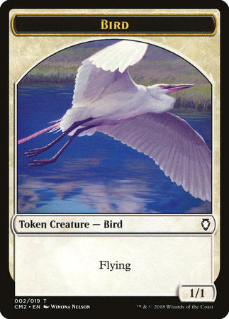 Bird Token [Commander Anthology Volume II Tokens] | Galactic Gamez