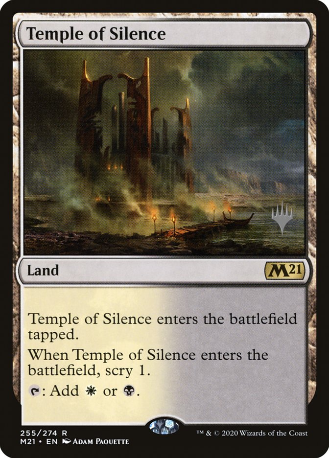 Temple of Silence (Promo Pack) [Core Set 2021 Promos] | Galactic Gamez