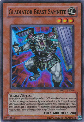 Gladiator Beast Samnite [TU01-EN004] Super Rare | Galactic Gamez