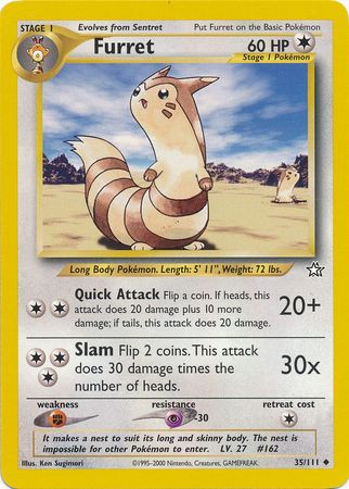 Furret (35/111) [Neo Genesis Unlimited] | Galactic Gamez