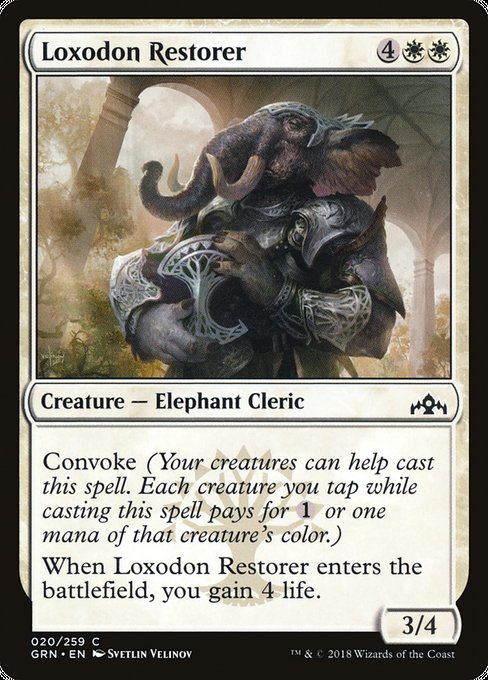 Loxodon Restorer [Guilds of Ravnica] | Galactic Gamez