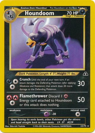 Houndoom (23/75) [Neo Discovery Unlimited] | Galactic Gamez