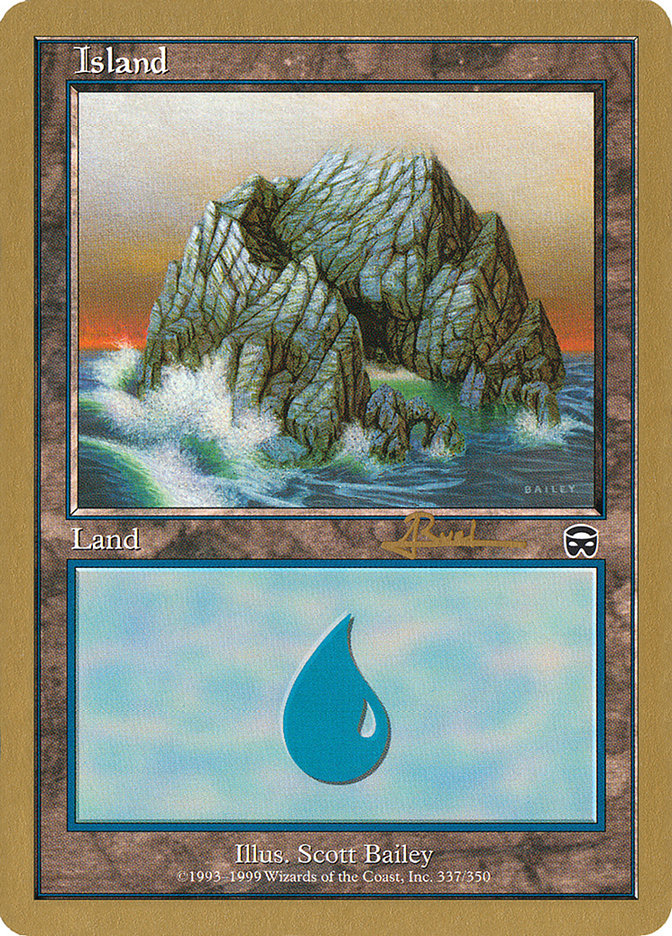 Island (ar337) (Antoine Ruel) [World Championship Decks 2001] | Galactic Gamez