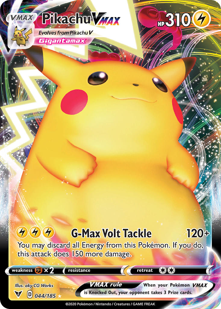 Pikachu VMAX (044/185) [Sword & Shield: Vivid Voltage] | Galactic Gamez