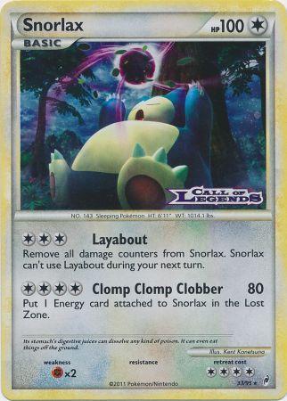 Snorlax (33/95) (Prerelease Promo) [Nintendo: Black Star Promos] | Galactic Gamez