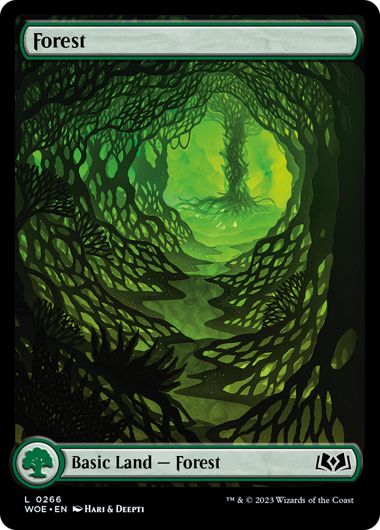 Forest (266) (Full-Art) [Wilds of Eldraine] | Galactic Gamez