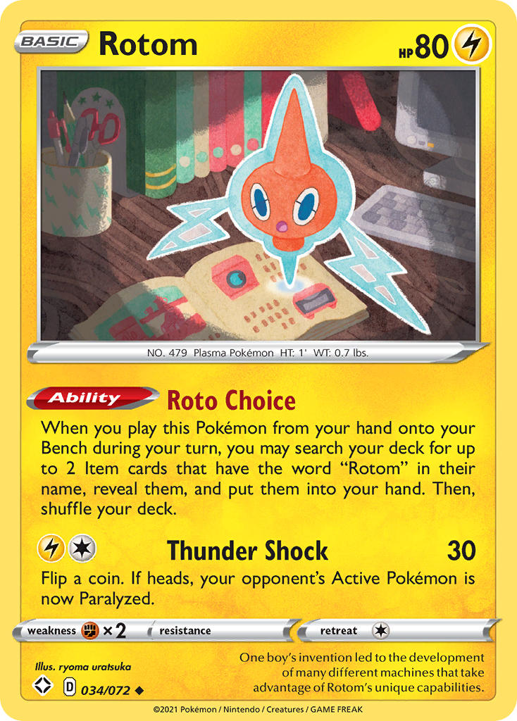 Rotom (034/072) [Sword & Shield: Shining Fates] | Galactic Gamez