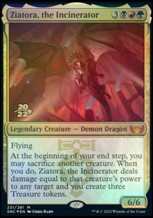 Ziatora, the Incinerator [Streets of New Capenna Prerelease Promos] | Galactic Gamez