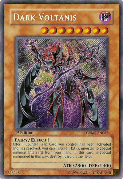 Dark Voltanis [CRMS-EN081] Secret Rare | Galactic Gamez