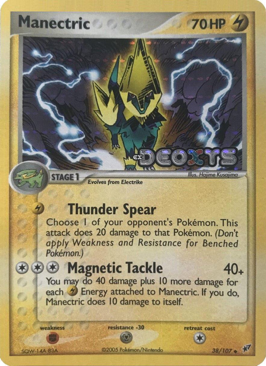 Manectric (38/107) (Stamped) [EX: Deoxys] | Galactic Gamez
