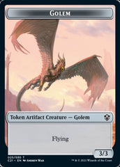 Golem (025) // Thopter Token [Commander 2021 Tokens] | Galactic Gamez