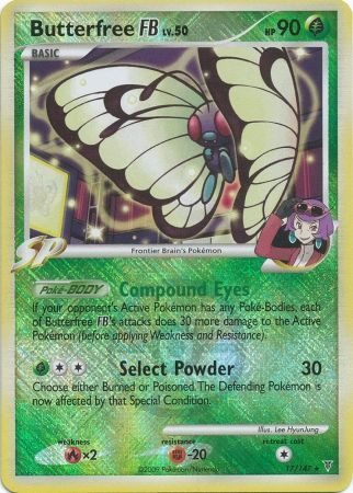 Butterfree FB LV.50 (17/147) (League Promo) [Platinum: Supreme Victors] | Galactic Gamez