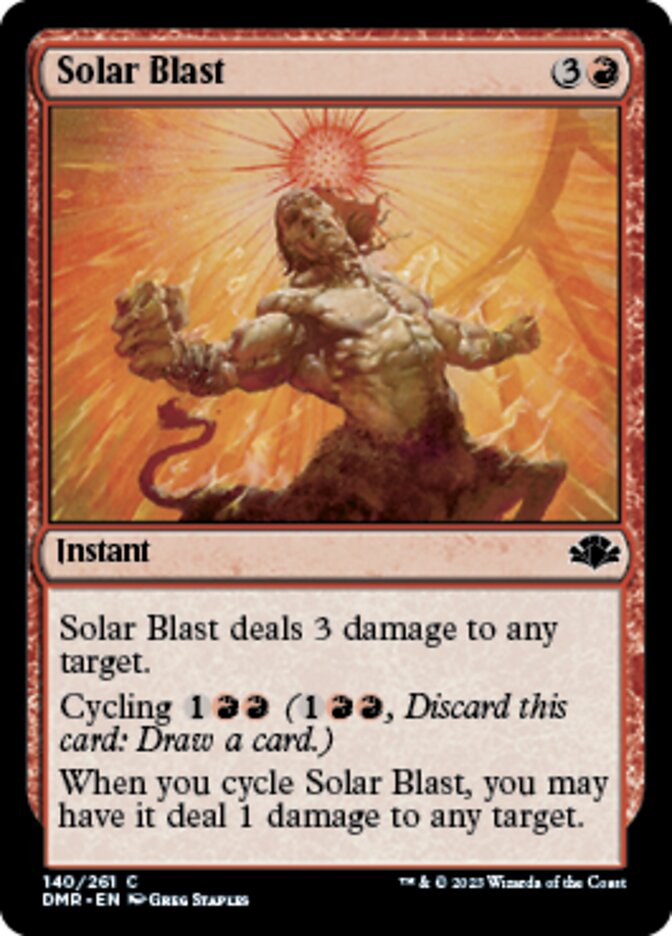 Solar Blast [Dominaria Remastered] | Galactic Gamez